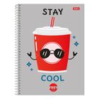 Caderno Fuzy Stay Cool - 160 Folhas - Foroni