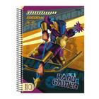 Caderno Hard Gamer 1 Matéria Colegial 80 Folhas - São Domingos