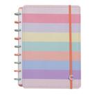 Caderno Inteligente 80f Medio Arco Iris Pastel CIMD3057