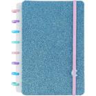 Caderno Inteligente A5 LETS Glíter Ocean Blue - 80 Folhas