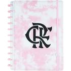 Caderno inteligente grande flamengo rosa 80fls.