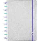 Caderno Inteligente Grande Lets Glitter Silver 2.0