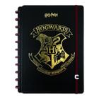 Caderno Inteligente Harry Potter Preto Grande 80 Folhas