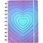 Caderno Inteligente Médio Silver Love 80 Folhas