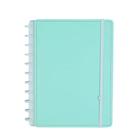 Caderno inteligente verde pastel - grande