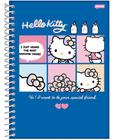 Caderno Jandaia college Hello Kitty 175x242mm 160 folhas