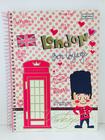 Caderno Kajoma universitário vintage London espiral 96fls