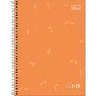 Caderno Lunix - 160 Folhas - Laranja - Tilibra