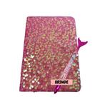 Caderno Menina Sereia Brilhante com Caneta Glitter