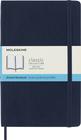 Caderno Moleskine Classic com capa macia azul safira grande