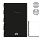 Caderno Neon 1/4 80 fls Preto Strong Tilibra