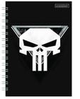 Caderno O Justiceiro Marvel 80 Fls Capa Dura 17,7 X 24,4 Cm