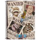 Caderno One Piece Capa Dura Espiral 80F 1 Matéria Escolar