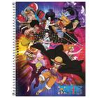 Caderno One Piece Capa Dura Espiral 80F 1 Matéria Escolar