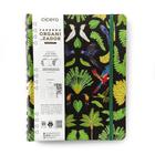 Caderno Organizador - Cícero - Duo Pássaros Pautado & Pontado 17x24 Floresta Tropical Preto