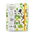 Caderno Organizador - Cicero Pólen - Pautado e Pontado - Tropical Branco - Cicero polén