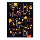 Caderno Pacman Emoji 96 Folhas Brochura - Foroni