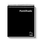 Caderno para Canhoto 80F pontilhado Flip Colors 204mmx234mm