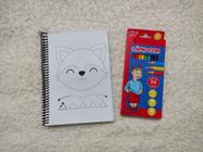 Kit Caderno de Desenho Naruto Shippuden 60 folhas Capa Dura São Domingos +  Lápis de Cor Faber 12 Cores Escolar Infantil - Caderno de Desenho -  Magazine Luiza