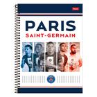 Caderno Paris Saint-Germain - Branco - 160 Folhas - Foroni