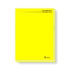 Caderno Pedagógico C.D. Brochura 1/4 Caligrafia Amarelo - Tamoio