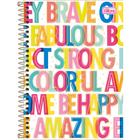 Caderno Pequeno 1/4 Be Nice - Words - Tilibra