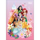 Caderno Pequeno Brochura 1/4 Princesas 48 Folhas Capa Dura Costurado Tilibra