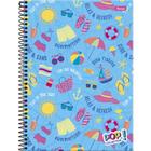 Caderno Desenho Universitário Capa Dura Peppa Pig 96 Folhas Espiral, Foroni  8609, Multicor