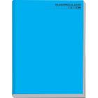 Caderno Quadriculado 1/4 1X1CM 96F Brochura Azul PCT com 05