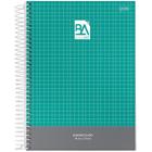 Caderno quadriculado 1x1 espiral 96 folhas Basic Art Jandaia