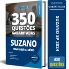 Caderno Questões Prefeitura Suzano Sp 2024 Comum Nível Médio - Editora Solucao