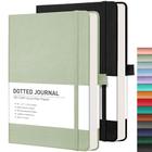 Caderno RETTACY Bullet Dotted A5, pacote com 2, 160 páginas, couro