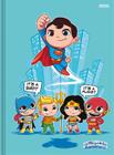 Caderno São Domingos pequeno dc super friends brochura 80fls