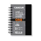 Caderno Sketchbook One Espiral 11x16cm A6 80 Folhas Conson