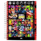 Caderno Smart Inteligente Marvel Espiral Com 10 Divisórias - DAC