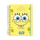 Caderno Smart Universitário Bob Esponja com 80 folhas 90g reposicionáveis DAC