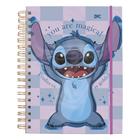 Caderno Smart Universitário Stitch 10 Matérias C/ 80 Folhas Tira E Põe DAC