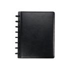 Caderno Staples Arc Customizable Leather Preto 17x22cm