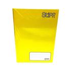 CADERNO STIFF JANDAIA 96 FOLHAS AMARELO 140 mm X 200 mm - KIT COM 5 UN