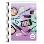 Caderno Tilibra Capa Flexivel Espiral Universitario Pepper Feminino 1 M 80 Folh (Emb. Contém 04 un.)