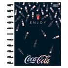 Caderno Tilidisco Inteligente Grande 10 Matérias Coca-cola Cor Preto