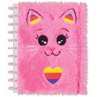 Caderno Tilidisco Purrfect Pelúcia Univ. 10 Matérias 160fls - Tilibra