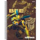 Caderno Transformers 1 Matéria Capa Dura Com Adesivos S.d