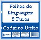 Caderno Único Folhas de Desenho 2 Furos C/50Fls - Tamoio