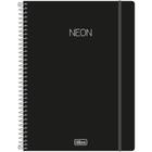 Caderno Univ. 1 Mat. Neon Preto Tilibra