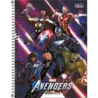 Caderno Univ. 10 Mat. 160 folhas Avengers Capa 4 - Tilibra