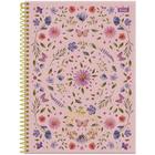 Caderno Univ. 10 Matérias 160Fls Natureza Rosa Foroni