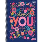 Caderno Univ 10M Capa Dura D+ Feminino You 2025 200FL Tilibra