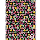 Caderno Univ 10M Capa Dura Pepper Feminino Frutas 2025 160FL Tilibra