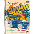 Caderno Univ 16M Capa Dura D+ Masculino Surfing 2025 320FL Tilibra